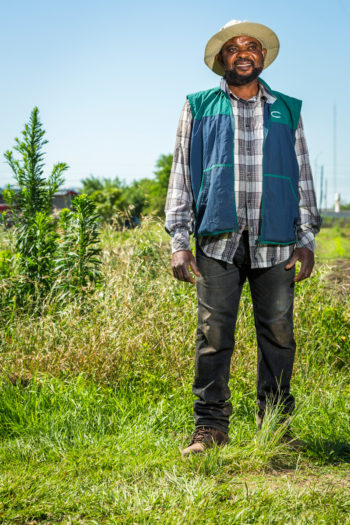 Sarment Louamba, Plant it Forward Farm. (Photo credit: Eric Kayne)