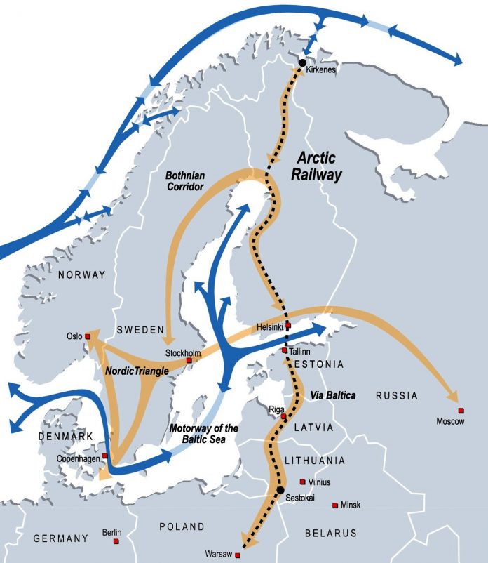 Proposed Arctic railway would cut through Lapland reindeer habitat ...